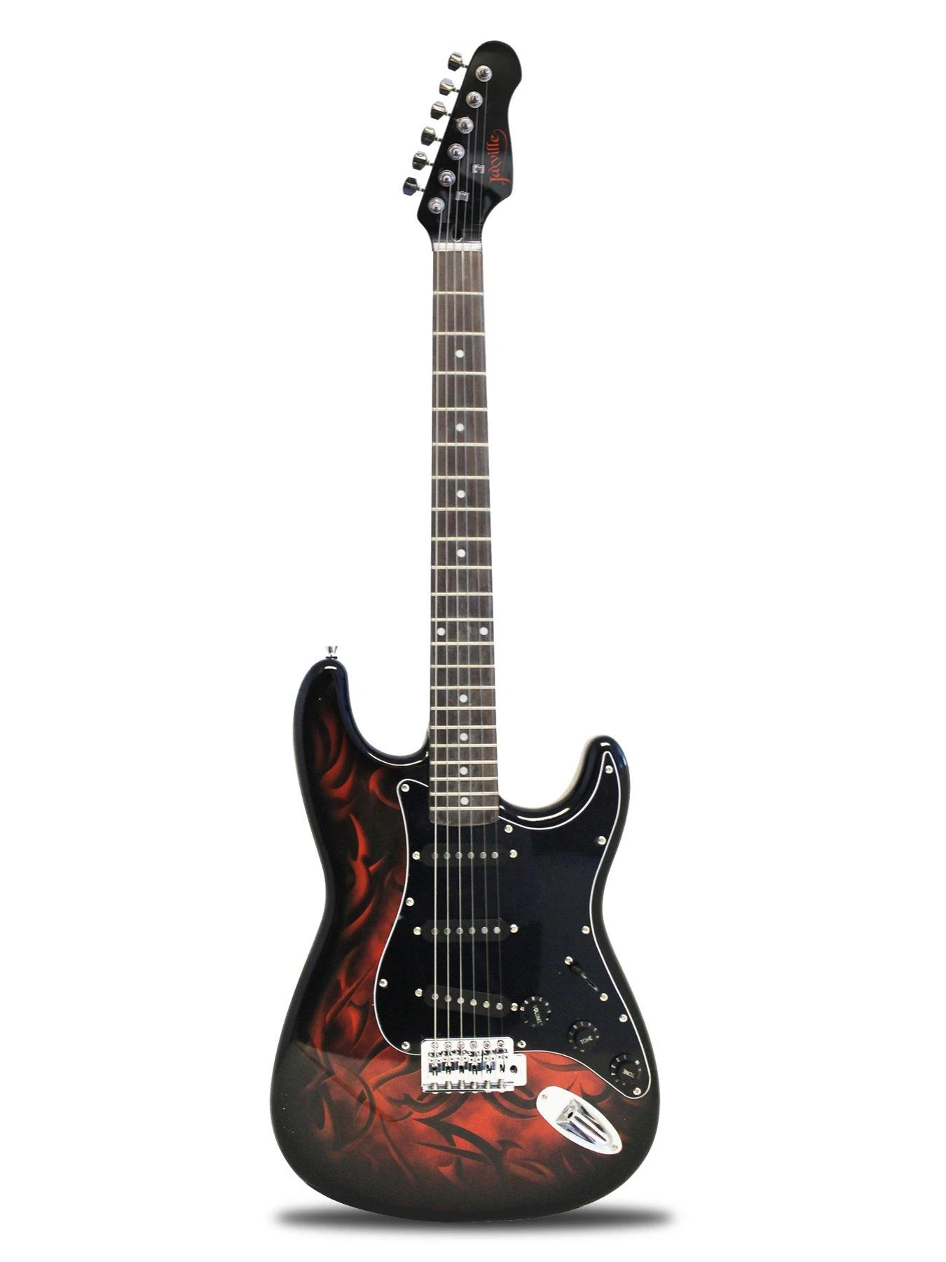 RockJam Jaxville Custom Design Electric Guitar Package - Demon 4 RockJam Jaxville Custom Design Electric Guitar Package - Demon - Image 2