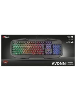 Trust GXT830 Avonn Gaming Keyboard - With Dedicated Game Mode  -NARA Computer Shop MQDQU SQ4 0000000004 BLACK SLd