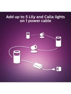 Philips Hue Hue Outdoor Lily Garden Spotlight Set 3x 8W + Base Unit 13 Philips Hue Hue Outdoor Lily Garden Spotlight Set 3x 8W + Base Unit -NARA Computer Shop MYVM6 SQ5 0000000004 BLACK SLd3