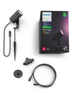 Philips Hue Hue Outdoor Lily Spike Anthracite 1x8W Extension -NARA Computer Shop MYVM7 SQ3 0000000004 BLACK SLd1