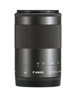 Canon® Canon EF-M 55-200mm F4.5-6.3 IS STM Lens For EOS M - Black