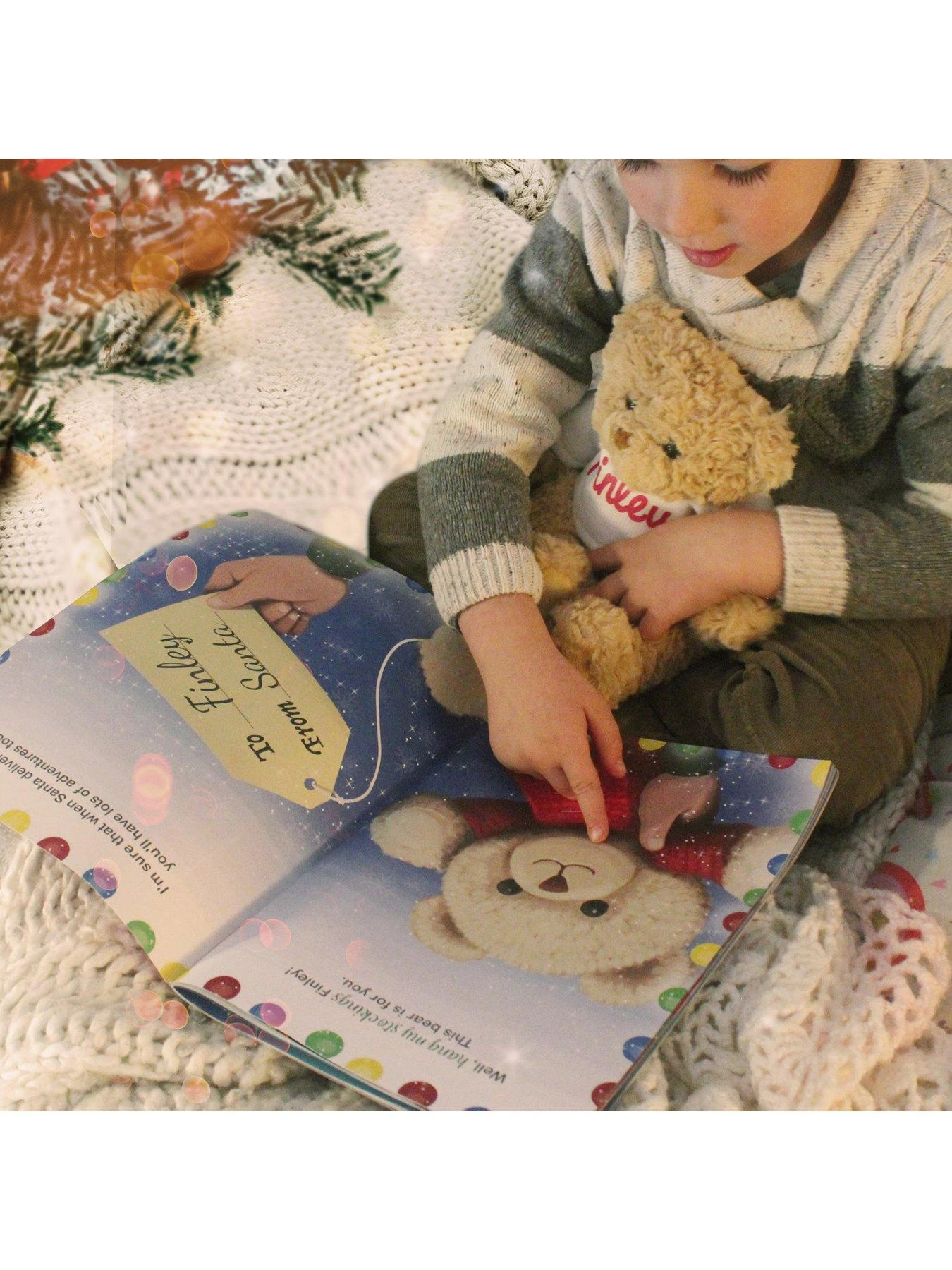 Personalised Magical Christmas Book And Bear Gift Set 4 Personalised Magical Christmas Book And Bear Gift Set - Image 2