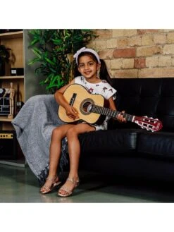 3rd Avenue 1/2 Size Kids Classical Guitar Beginner Bundle - 6 Months FREE Lessons - Natural -NARA Computer Shop NDNJG SQ5 0000000099 N A SLd3