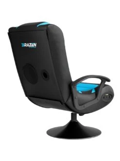BraZen Pride 2.1 Bluetooth Gaming Chair - Black And Blue -NARA Computer Shop NT9ER SQ5 0000000004 BLACK SLd2