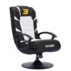 BraZen Pride 2.1 Bluetooth Gaming Chair - Black And White -NARA Computer Shop NT9ET SQ1 0000000004 BLACK SLf