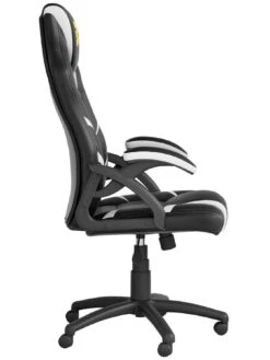BraZen Puma PC Gaming Chair - Black And White -NARA Computer Shop NT9F3 SQ3 0000000004 BLACK SLd