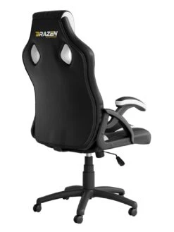 BraZen Puma PC Gaming Chair - Black And White -NARA Computer Shop NT9F3 SQ5 0000000004 BLACK SLd2