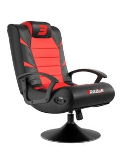 BraZen Pride 2.1 Bluetooth Gaming Chair - Black And Red -NARA Computer Shop NT9FD SQ3 0000000004 BLACK SLd