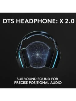 LogitechG G935 Wireless 7.1 LIGHTSYNC Gaming Headset -NARA Computer Shop NT9FG SQ5 0000000004 BLACK SLd1