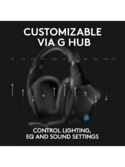 LogitechG G935 Wireless 7.1 LIGHTSYNC Gaming Headset -NARA Computer Shop NT9FG SQ6 0000000004 BLACK SLd2