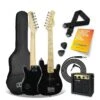 3rd Avenue Junior Electric Guitar Pack - Black With Free Online Music Lessons -NARA Computer Shop NTC4E SQ1 0000000004 BLACK SLf1