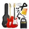 Rocket Full Size Electric Guitar Pack In Red With Free Online Music Lessons -NARA Computer Shop NTC4F SQ1 0000000017 RED SLf1
