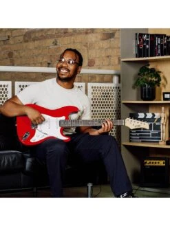 Rocket Full Size Electric Guitar Pack In Red With Free Online Music Lessons -NARA Computer Shop NTC4F SQ5 0000000017 RED SLd1