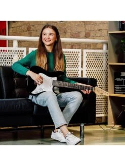 Rocket 3/4 Size Electric Guitar Ultimate Kit With 10W Amp - 6 Months FREE Lessons - Black 12 Rocket 3/4 Size Electric Guitar Ultimate Kit With 10W Amp - 6 Months FREE Lessons - Black -NARA Computer Shop NTC4G SQ5 0000000004 BLACK SLd1