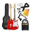 Rocket 3/4 Size Electric Guitar Ultimate Kit With 10W Amp - 6 Months FREE Lessons - Red 1 Rocket 3/4 Size Electric Guitar Ultimate Kit With 10W Amp - 6 Months FREE Lessons - Red -NARA Computer Shop NTC4H SQ1 0000000017 RED SLf1