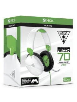 Turtle Beach Recon 70x White Gaming Headset For Xbox One, Xbox Series X, PS5, PS4, Switch, PC - White & Green -NARA Computer Shop NTWLV SQ5 0000000013 WHITE SLd1