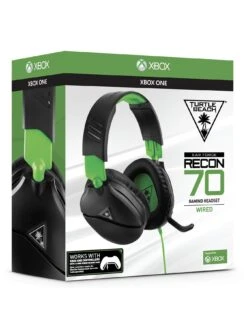 Turtle Beach Recon 70x Gaming Headset For Xbox One, Xbox Series X, PS5, PS4, Switch, PC - Black & Green -NARA Computer Shop NTWLW SQ5 0000000004 BLACK SLd1