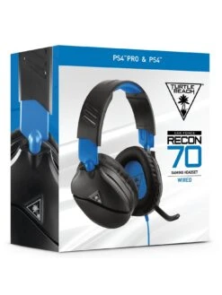 Turtle Beach Recon 70p Gaming Headset For PS5, PS4, Xbox, Switch PC - Black & Blue  -NARA Computer Shop NTWP6 SQ5 0000000004 BLACK SLd1