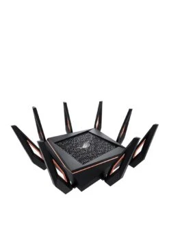 Asus GT-AX11000 Republic Of Gamers WiFi 6 Tri-Band Wireless AI Mesh Gigabit Gaming Router - PS5 Compatible