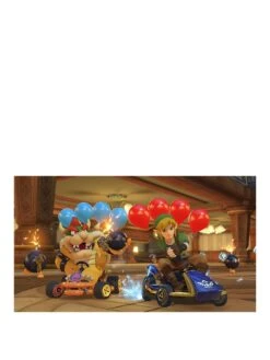 Nintendo Switch Console With Mario Kart 8 Deluxe -NARA Computer Shop PJFUT SQ3 0000012278 NEON RED BLUE SLa