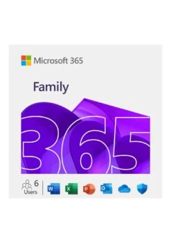 Microsoft 365 Family 12-Month Subscription For 6 People For PC And Mac, Tablet And Smartphones
