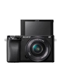 Sony Alpha ILCE6100LB.CEC Mirrorless APS-C Camera With 0.02-sec AF -NARA Computer Shop PMRL9 SQ5 0000000004 BLACK SLd1