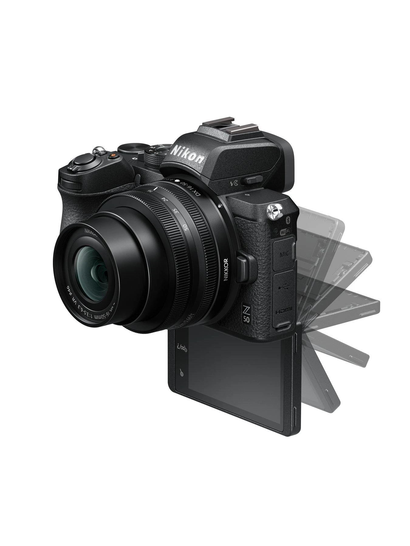 Nikon Z50 Mirrorless Digital Camera With Nikkor Z DX 50-250mm F/4.5-6.3 VR & Nikkor Z DX 16-50mm F/3.5-6.3 VR Lenses 7 Nikon Z50 Mirrorless Digital Camera With Nikkor Z DX 50-250mm F/4.5-6.3 VR & Nikkor Z DX 16-50mm F/3.5-6.3 VR Lenses - Image 5