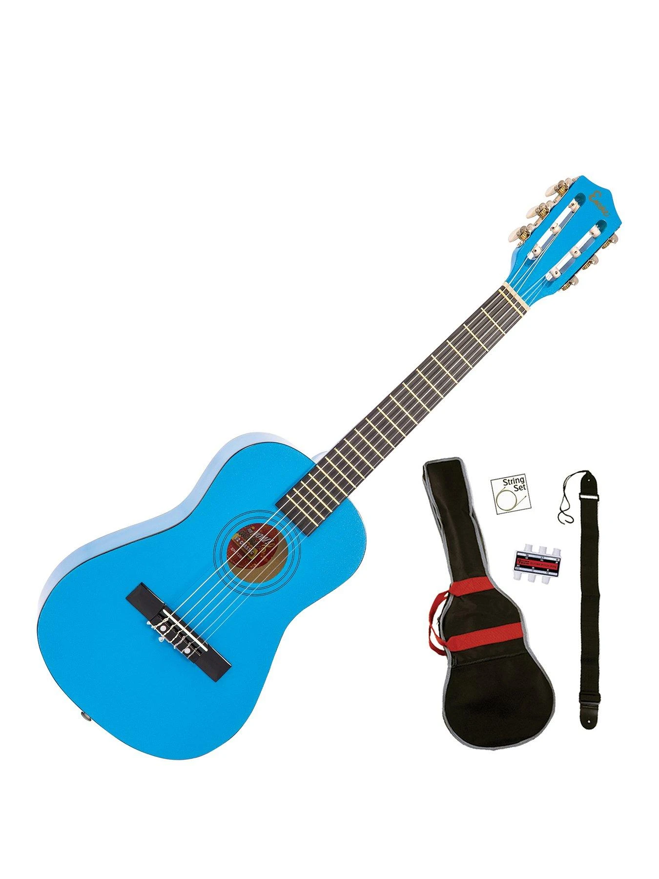 Encore Junior Guitar Outfit - Blue 3 Encore Junior Guitar Outfit - Blue