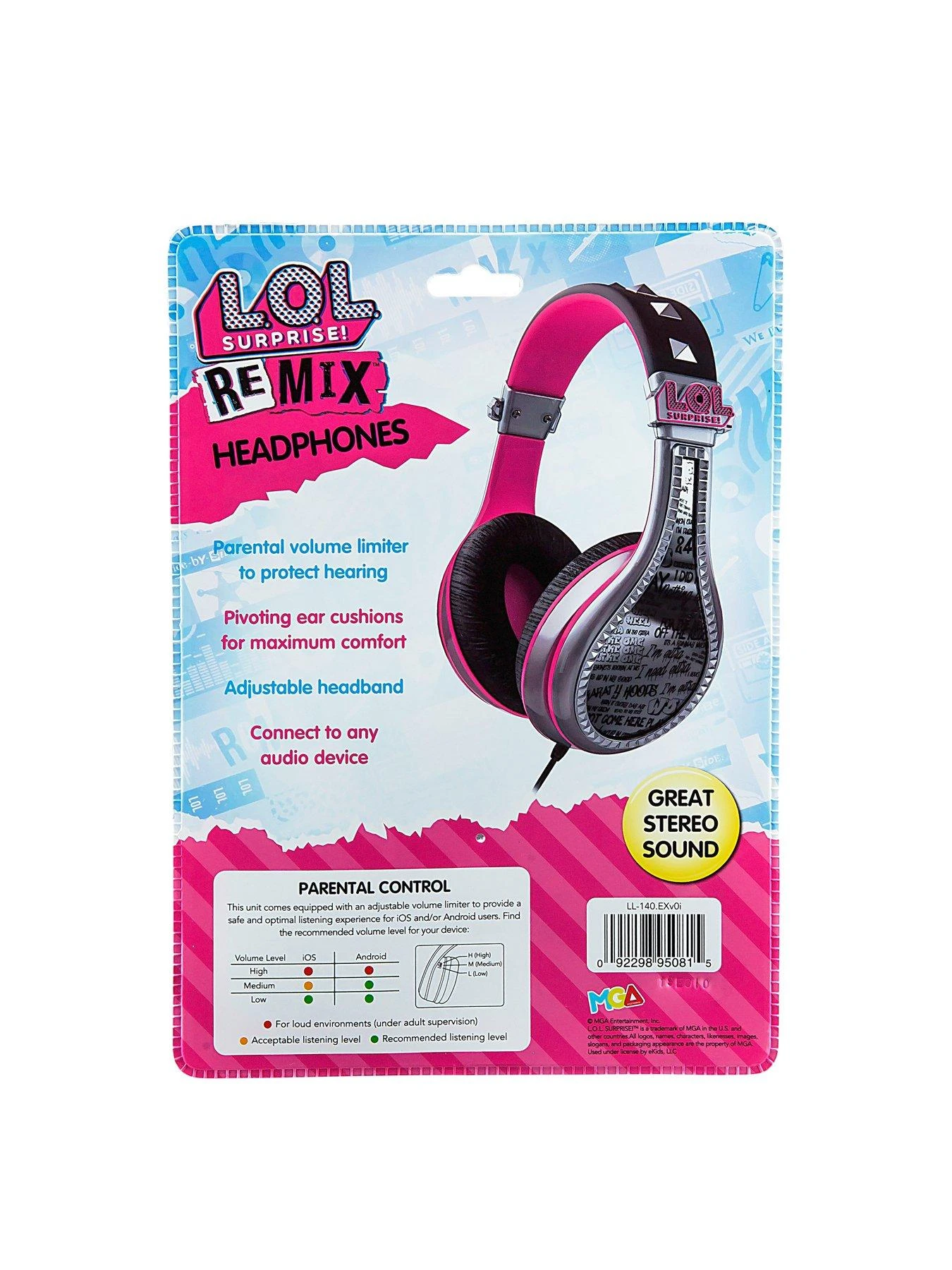 EKids LOL Surprise Moulded Headphones 9 EKids LOL Surprise Moulded Headphones - Image 7