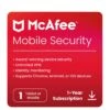 McAfee Mobile Security Plus - Android Or IOS - 1 Year Subscription (digital Download) 1 McAfee Mobile Security Plus - Android Or IOS - 1 Year Subscription (digital Download) -NARA Computer Shop QPJNC SQ1 0000000004 BLACK SLf