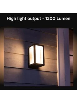 Philips Hue Impress Hue White And Colour Ambience EU Wall Lantern Black 2 -NARA Computer Shop QPRAX SQ4 0000000099 N A SLd2