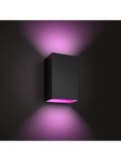 Philips Hue Resonate White And Colour Ambiance Outdoor Smart Wall Lantern Black -NARA Computer Shop QPRAY SQ2 0000000099 N A SLd