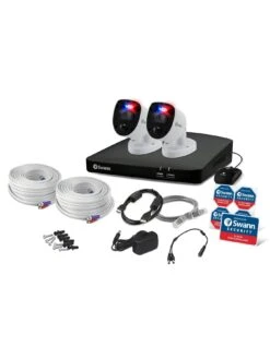 Swann Smart Security CCTV System: 4 Chl 4K 1TB HDD DVR, 2 X PRO 4K Enforcer Camera. Works With Alexa, Google Assistant & Swann Security - SWDVK-456802RL-EU -NARA Computer Shop QQ3NU SQ4 0000000088 NO COLOR SLd