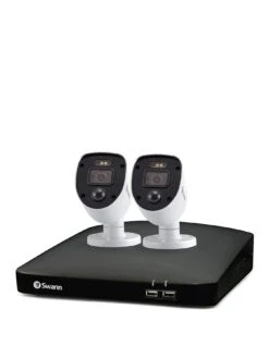 Swann Smart Security CCTV System: 4 Chl 1080p 1TB HDD DVR, 2 X PRO Enforcer Cameras. Works With Alexa, Google Assistant & Swann Security - SWDVK-446802SL-EU -NARA Computer Shop QQ3PE SQ3 0000000088 NO COLOR SLa