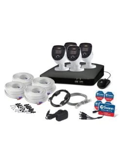 Swann Smart Security CCTV System: 8 Chl 1080p 1TB HDD DVR, 4 X PRO Enforcer Camera. Works With Alexa, Google Assistant & Swann Security - SWDVK-846804SL-EU -NARA Computer Shop QQ3PG SQ4 0000000088 NO COLOR SLd