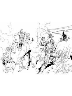 Marvel Super Hero Colouring -NARA Computer Shop QULHR SQ3 0000000088 NO COLOR SLd1