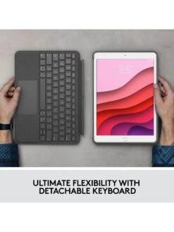 Logitech Combo Touch Backlit Keyboard For IPad (7th Gen) 12 Logitech Combo Touch Backlit Keyboard For IPad (7th Gen) -NARA Computer Shop QXLUR SQ4 0000000099 N A SLd