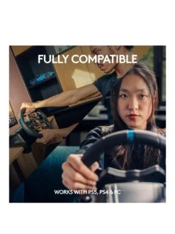 LogitechG G923 Racing Wheel And Pedals TRUEFORCE Up To 1000 Hz Force Feedback For PS5, PS4, PC/Mac - Black 12 LogitechG G923 Racing Wheel And Pedals TRUEFORCE Up To 1000 Hz Force Feedback For PS5, PS4, PC/Mac - Black -NARA Computer Shop QYDGF SQ3 0000000099 N A SLa