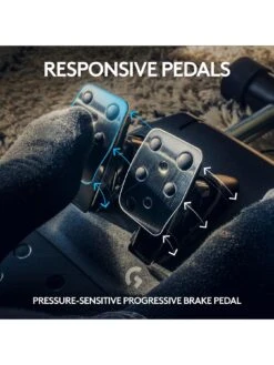 LogitechG G923 Racing Wheel And Pedals TRUEFORCE Up To 1000 Hz Force Feedback For PS5, PS4, PC/Mac - Black 15 LogitechG G923 Racing Wheel And Pedals TRUEFORCE Up To 1000 Hz Force Feedback For PS5, PS4, PC/Mac - Black -NARA Computer Shop QYDGF SQ6 0000000099 N A SLd2