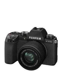 Fujifilm X-S10 Mirrorless Digital Camera With XC15-45mmF3.5-5.6 OIS PZ Lens - Black -NARA Computer Shop R9PJW SQ3 0000000088 NO COLOR SLa