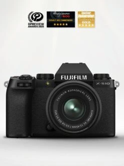 Fujifilm X-S10 Mirrorless Digital Camera With XC15-45mmF3.5-5.6 OIS PZ Lens - Black -NARA Computer Shop R9PJW SQ7 0000000088 NO COLOR SLd3
