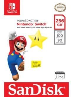 SanDisk 256GB MicroSDXC UHS-I Card For Nintendo Switch -NARA Computer Shop R9YHW SQ4 0000000088 NO COLOR SLd