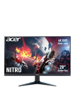 Acer Nitro VG280Kbmiipx 28-inch Gaming Monitor - IPS Panel, 4K UHD, 4ms, 60Hz, FreeSync, DP, HDMI