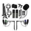 STRMD USB Podcast Super Kit, Two USB Cardioid Microphones, Shock Mounts, Scissor Stands & Pop Filters