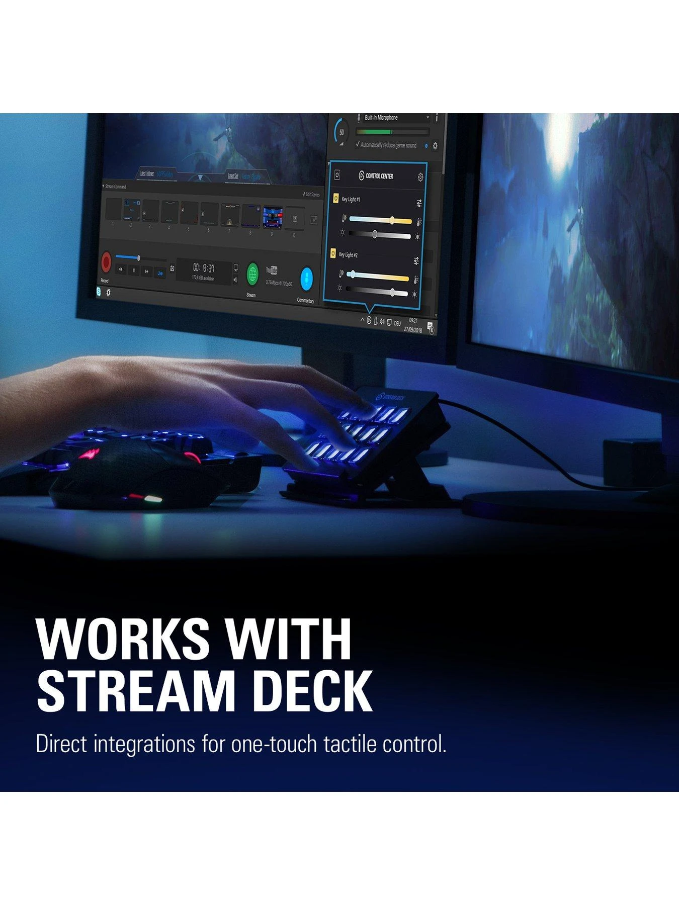 Elgato Key Light, Edge-Lit LED, 2800 Lumens, Max Height 125 Cm / 49 In 8 Elgato Key Light, Edge-Lit LED, 2800 Lumens, Max Height 125 Cm / 49 In - Image 6