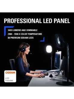 Elgato Key Light Air, Edge-Lit LED, 1400 Lumens, Solid Metal, Max Height 89 Cm / 35 In -NARA Computer Shop RMKEX SQ4 0000000088 NO COLOR SLd