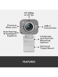 Logitech Streamcam Full HD 1080p Streaming USB-C Webcam, Superior, High Quality 14 Logitech Streamcam Full HD 1080p Streaming USB-C Webcam, Superior, High Quality -NARA Computer Shop RMKF6 SQ6 0000000013 WHITE SLd2