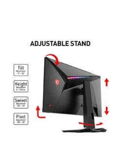 MSI Optix MAG274QRF-QD 27 Inch, Quantum Dot, Quad HD, IPS, 1ms, 165Hz, G-Sync, Flat Gaming Monitor -NARA Computer Shop RMKFL SQ2 0000000004 BLACK SLb