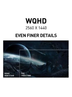 MSI Optix MAG274QRF-QD 27 Inch, Quantum Dot, Quad HD, IPS, 1ms, 165Hz, G-Sync, Flat Gaming Monitor -NARA Computer Shop RMKFL SQ6 0000000004 BLACK SLd2