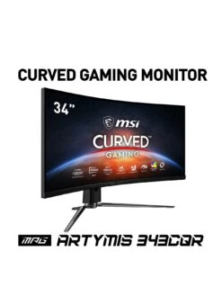 MSI Optix MPG ARTYMIS 343CQR 34 Inch, Quad HD, 1ms, 165Hz, AMD Freesync, Curved 1000R Gaming Monitor -NARA Computer Shop RMKFT SQ3 0000000004 BLACK SLa